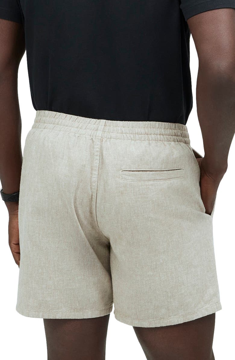 Madewell Everywear Linen Twill Shorts, Alternate, color, 