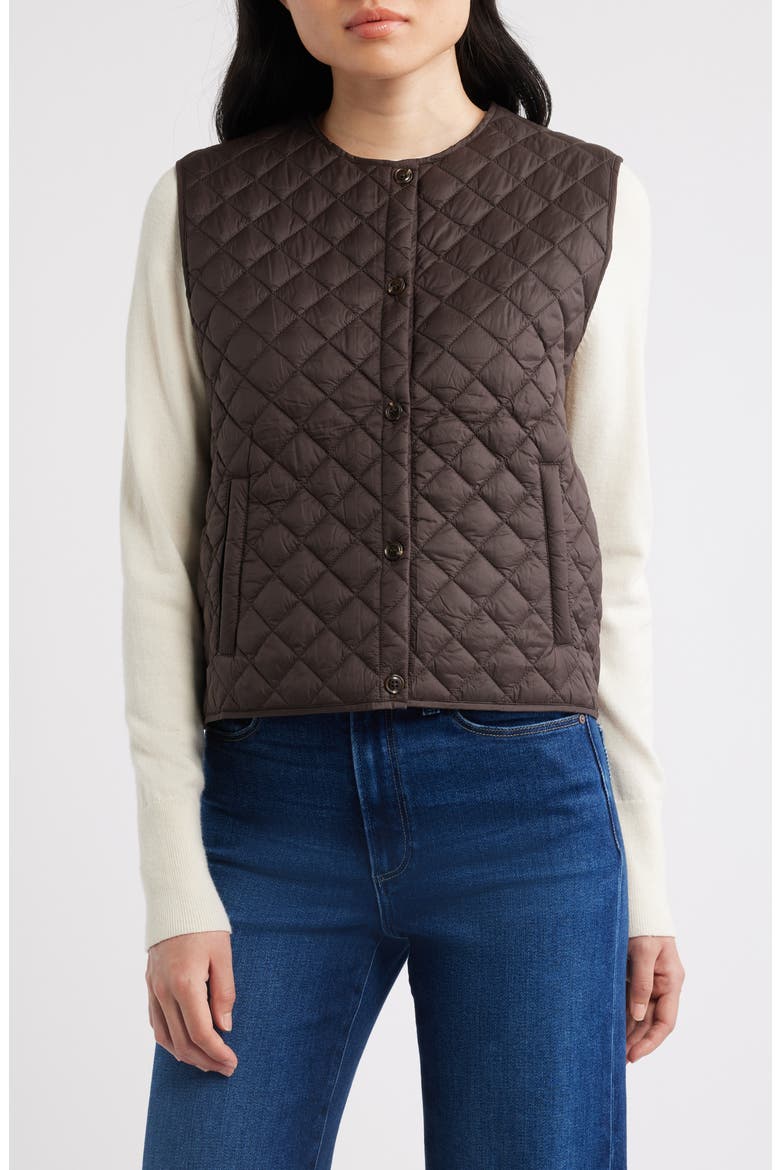 Raincoat with Quilted Vest, Alternate, color, CHOCOLATE