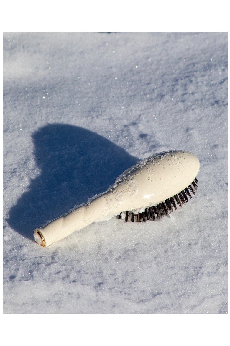 N.01 The Small Shine & Care Hairbrush, Alternate, color, CREAMY WHITE