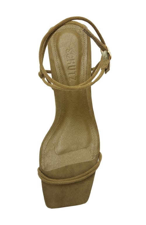 SCHUTZ SCHUTZ POMPEII MID ANKLE STRAP SANDAL