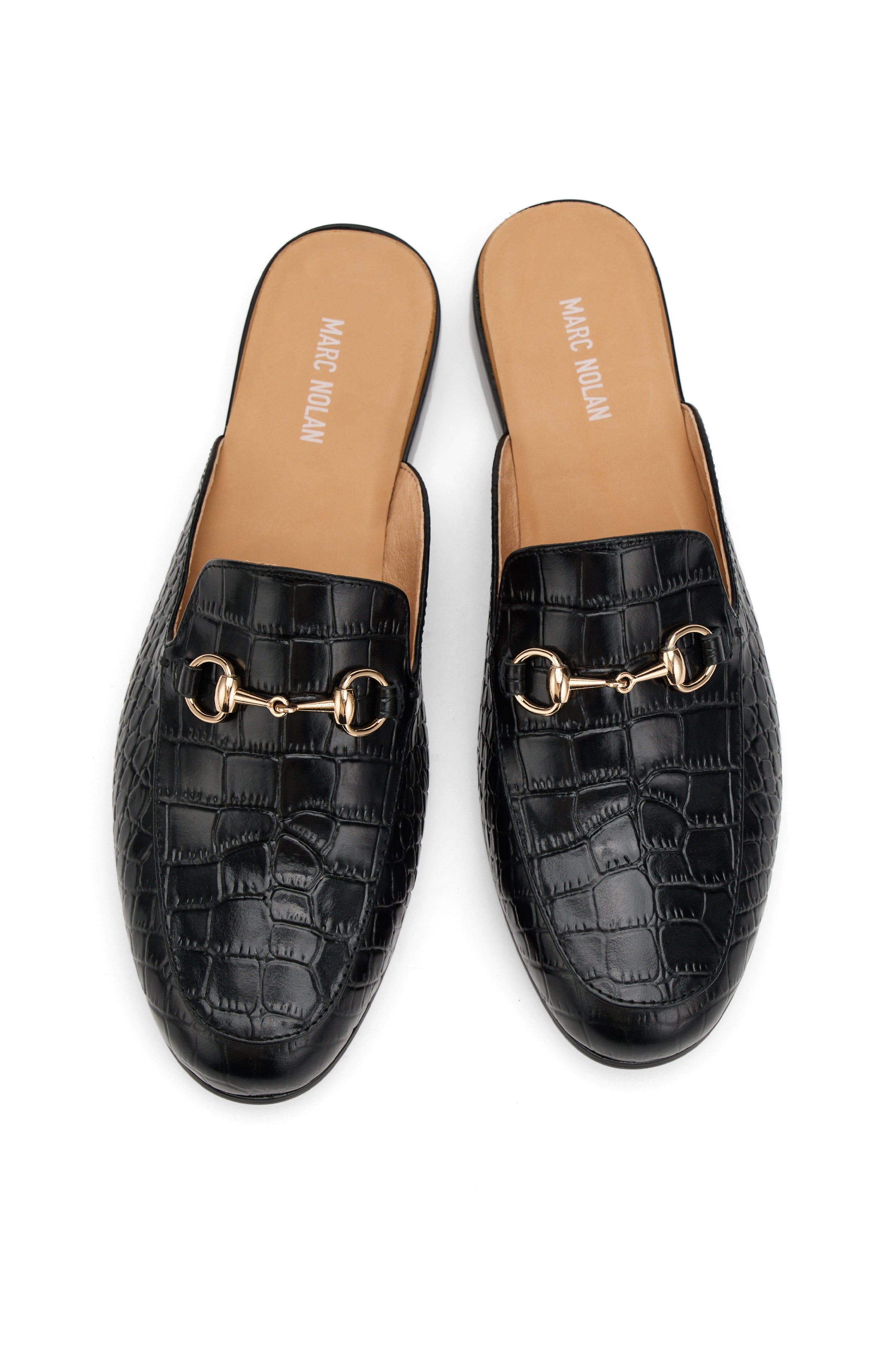 Ms. Del Sol Loafer Mule, Alternate, color, Black Croc