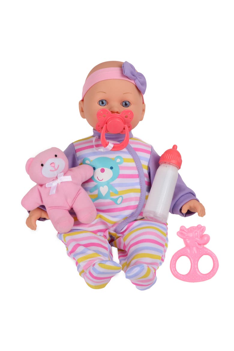 14 Inch Baby Doll Maggie with Teddy, Alternate, color, Multicolored