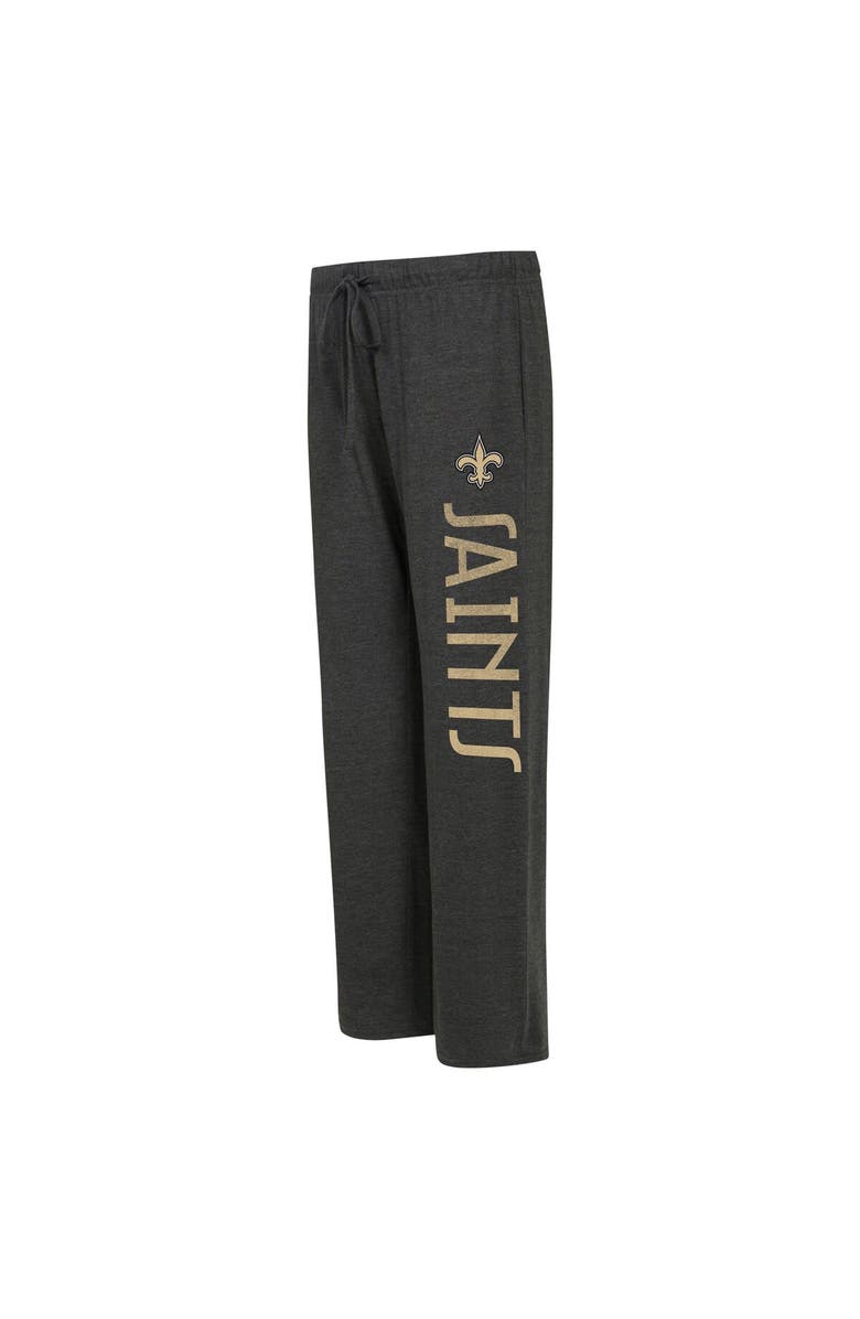 CONCEPTS SPORT Women's Concepts Sport Black/Gold New Orleans Saints Muscle Tank Top & Pants Lounge Set, Alternate, color, Black