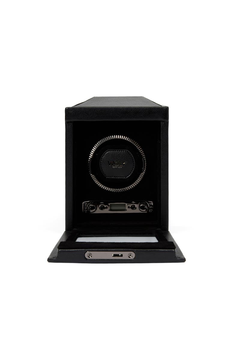 WOLF British Racing Single Watch Winder, Alternate, color, Black