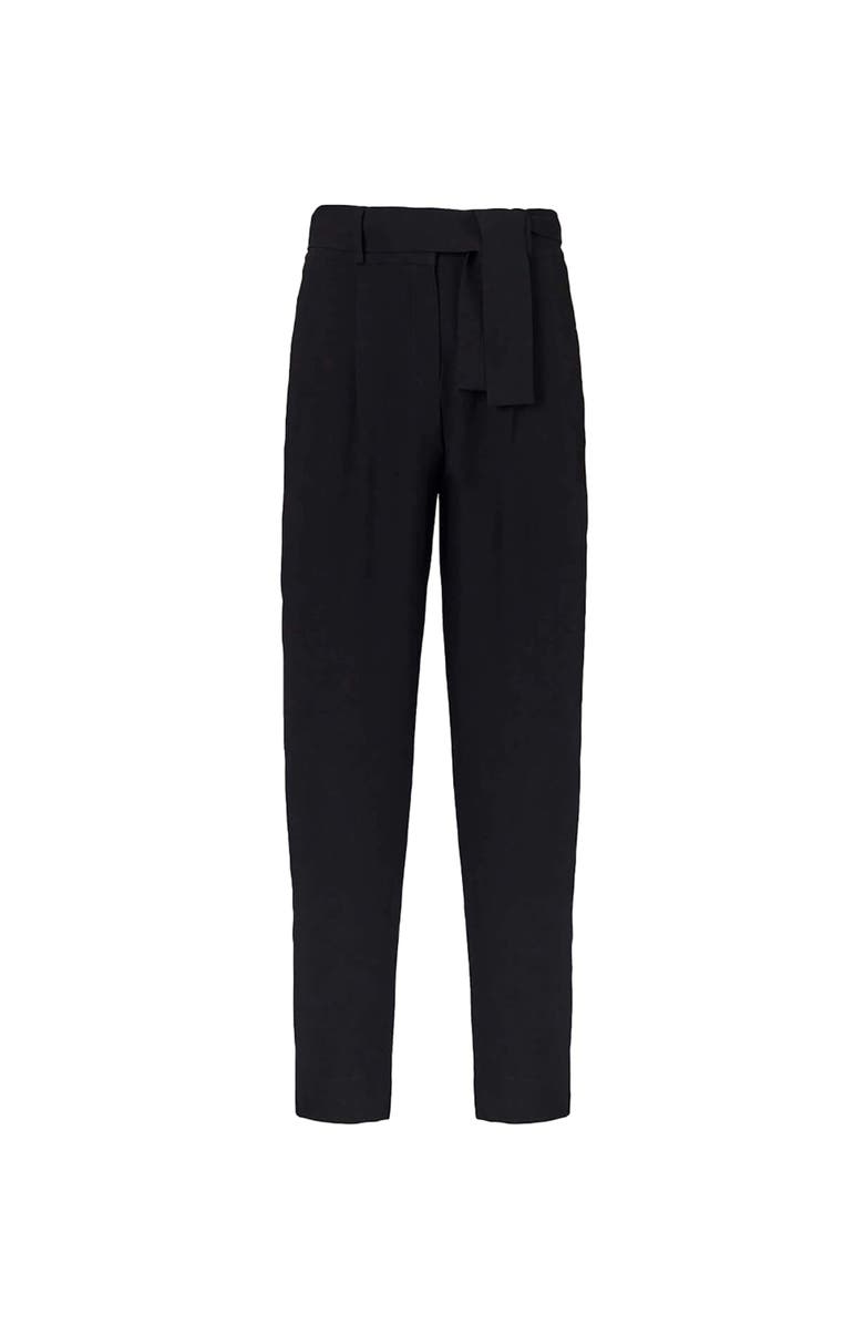 Anne Fontaine Women 's Pant Lester Black Cotblack Cotton Cropped Pants With Tailored Fit And Zippered Waistton Cropped Pants With Tailored Fit And Zippered Waist, Alternate, color, Black