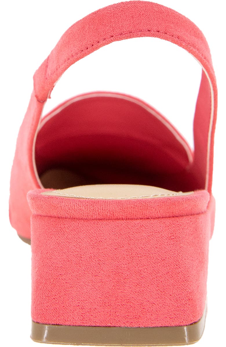 Reaction Kenneth Cole Lewis Slingback Pump, Alternate, color, Geranium Micro