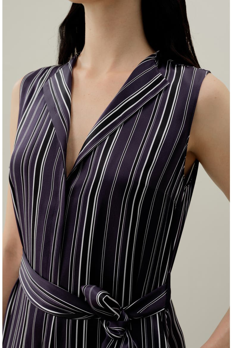 Women's Amethyst Silk Jumpsuit, Alternate, color, Amethyst