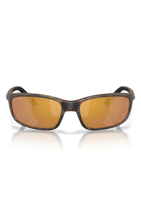 Brine II 59mm Polarized Rectangular Sunglasses