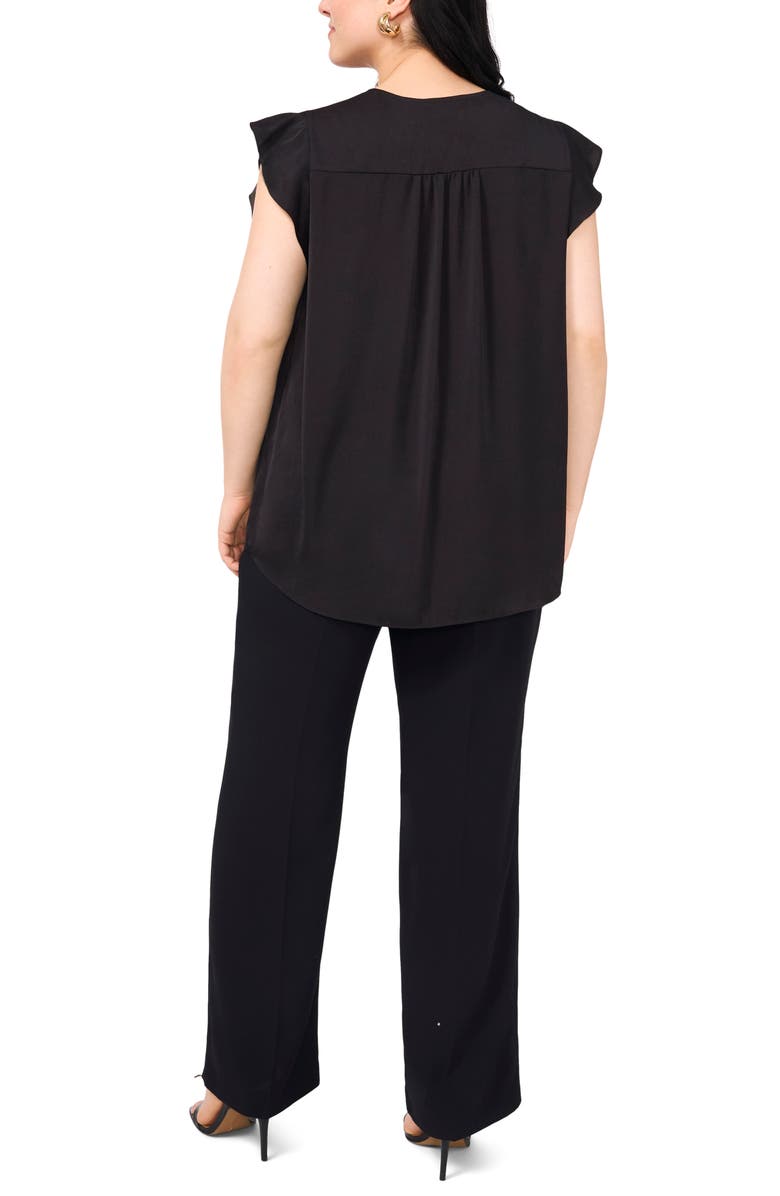 Vince Camuto Ruffle Shoulder Sleeveless Blouse, Alternate, color,