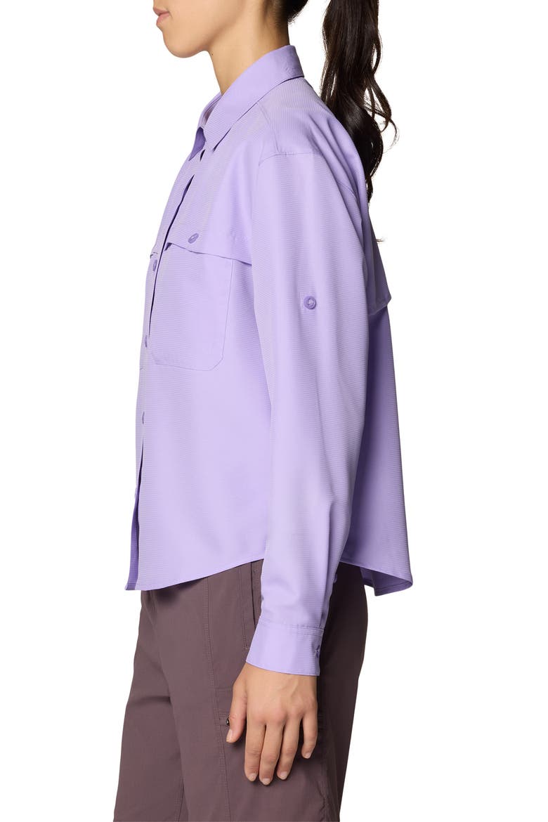Sun Drift Cooling Long Sleeve UPF 50+ Shirt, Alternate, color, HARBOR VIOLET