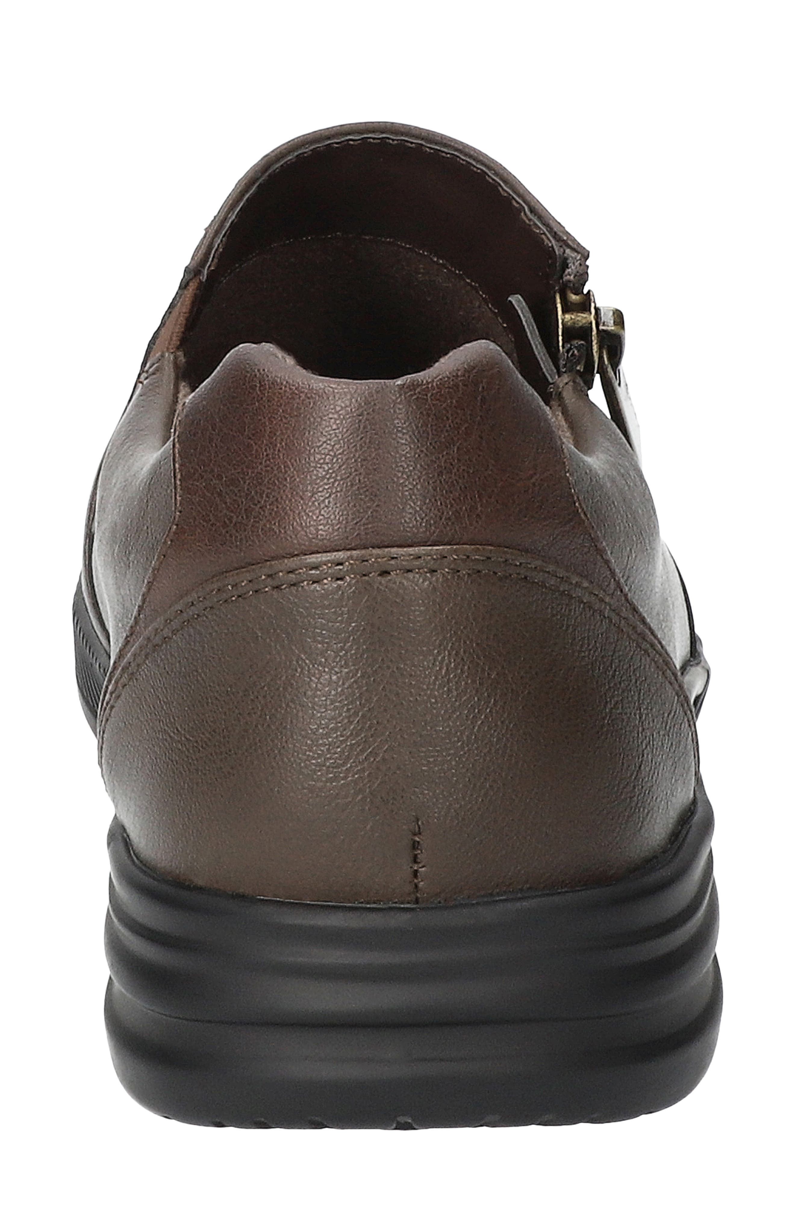 EASY STREET Karol Zip Sneaker, Alternate, color, Brown/Mid Brown