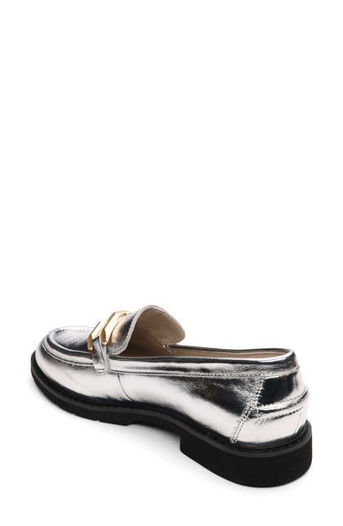 Sanctuary Whitney Bit Loafer In Silver