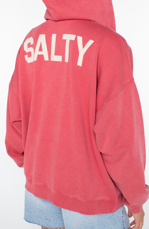 Roxy Line Up Graphic Hoodie In Pink