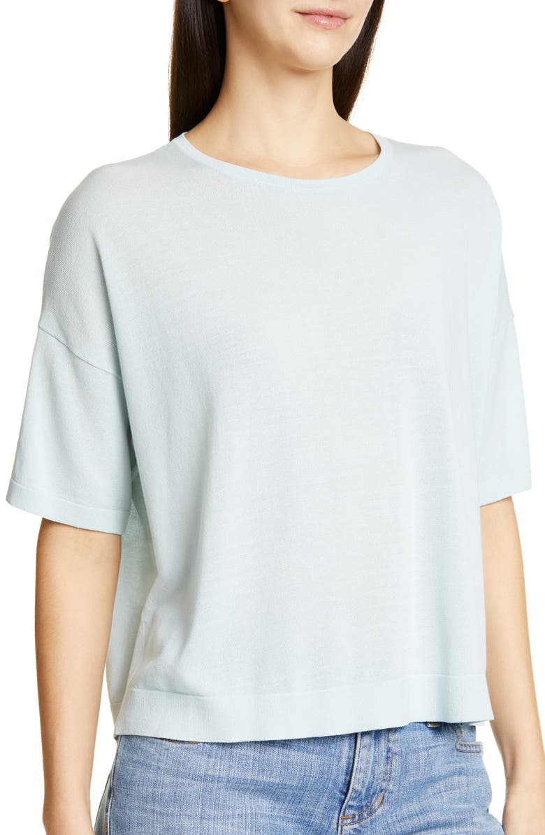 Eileen Fisher Tencel<sup>®</sup> Blend Knit Top, Alternate, color, 