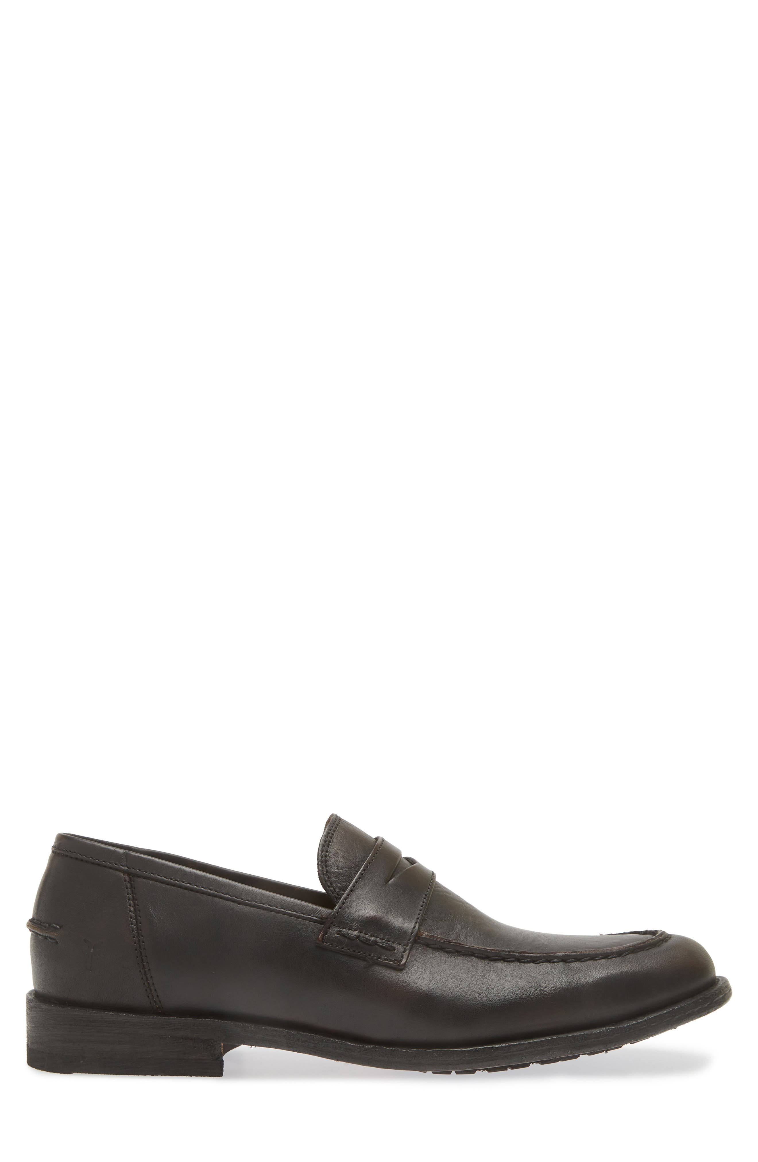 Frye Tyler Penny Loafer, Alternate, color, Black