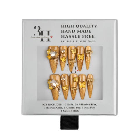 Gold Rush Luxury Handmade Press On Nails