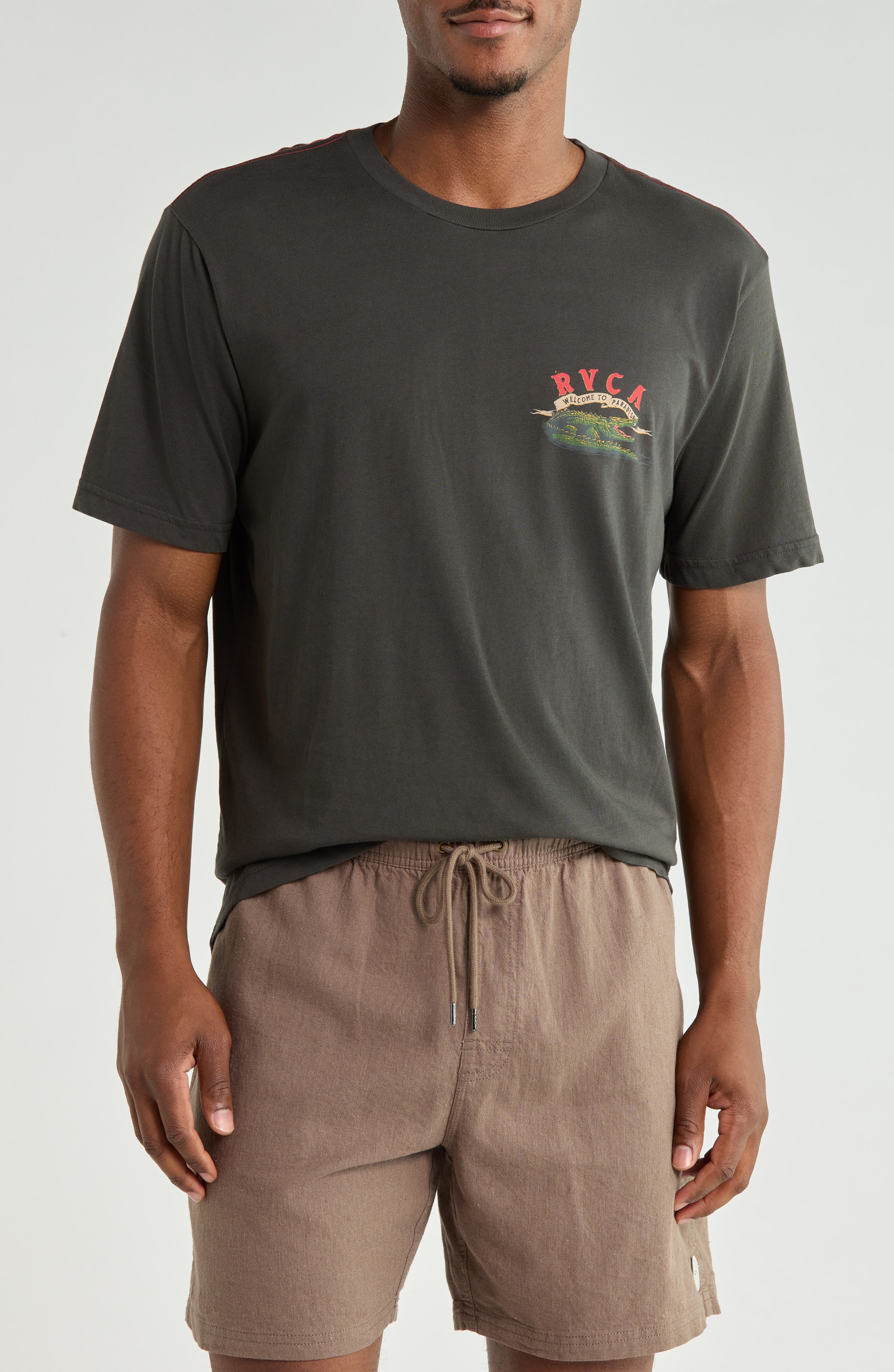 Welcome to RVCA Cotton Graphic T-Shirt