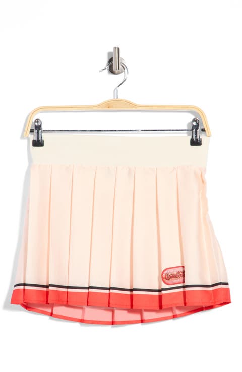Naomi Pleated Cover-Up Miniskirt