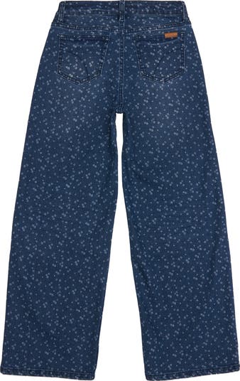 Kids' Mia Print Wide Leg Jeans