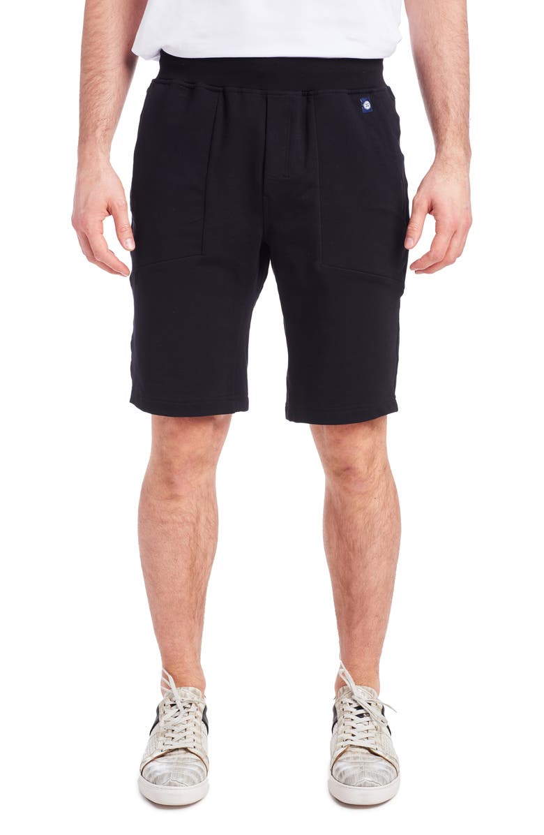 PINO BY PINOPORTE Gigi Solid Shorts, Main, color, Black