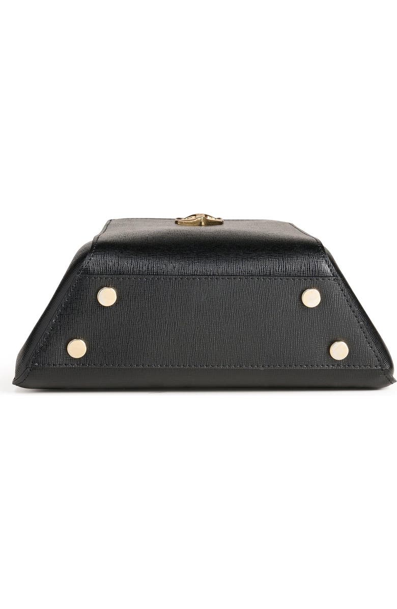 DESERI Rosa Mini Handbag, Alternate, color, Black