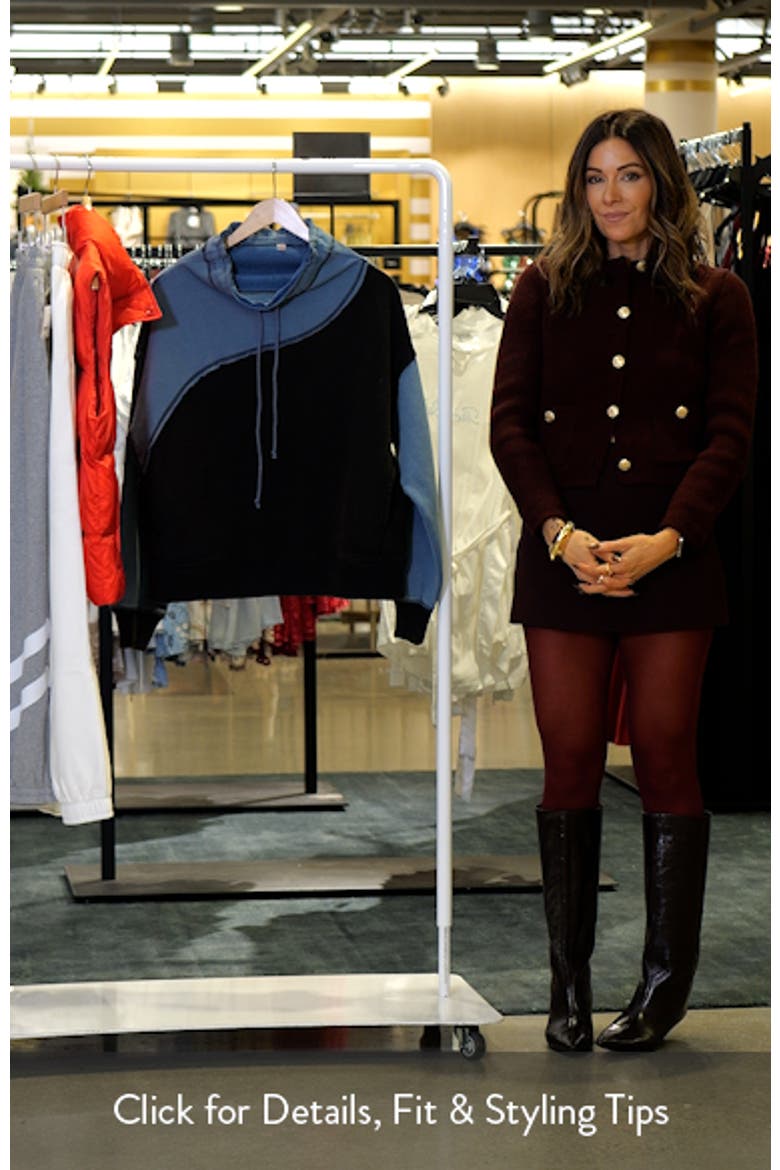 FP Movement Homestretch Colorblock Tie Neck Sweatshirt video