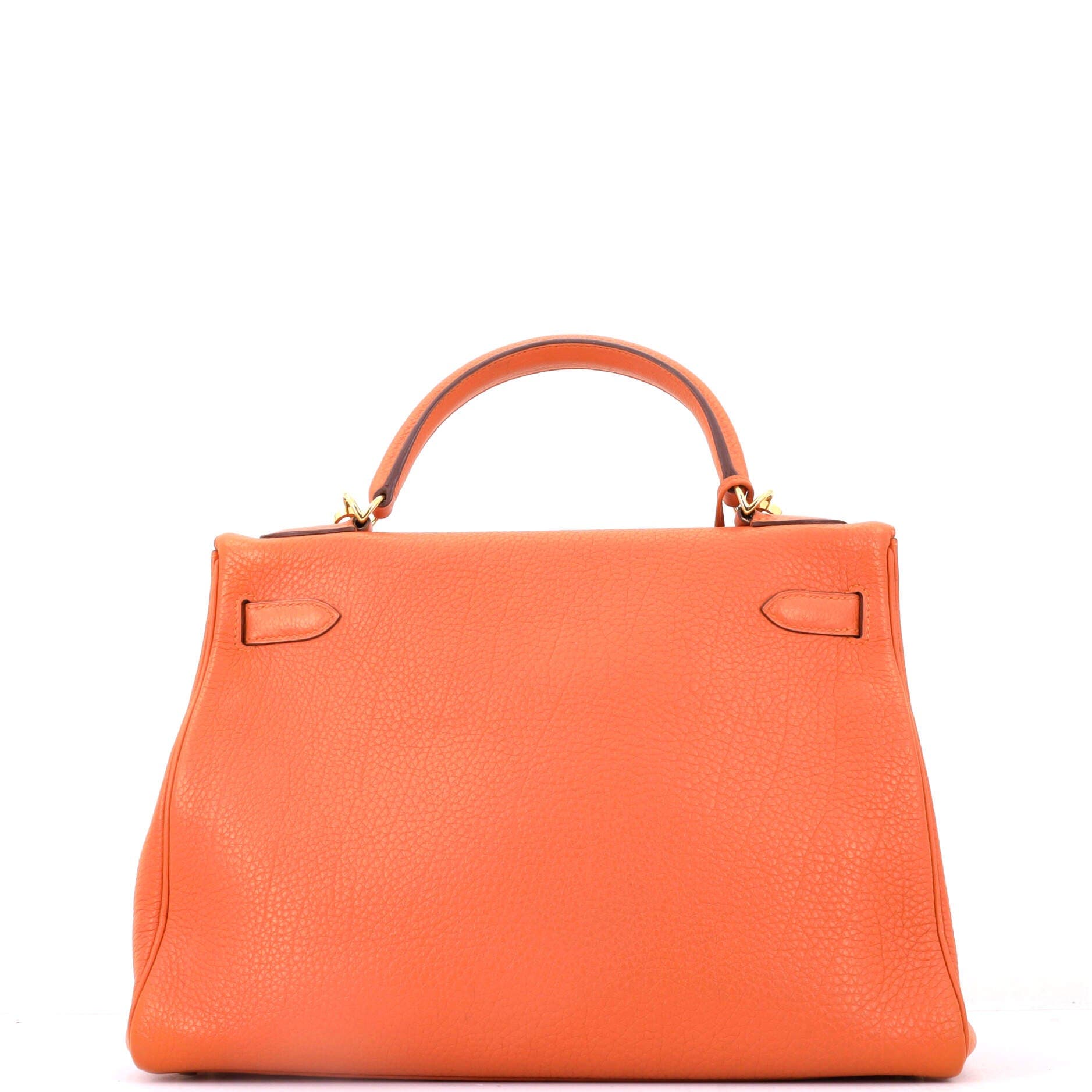 Kelly Handbag Orange Togo with Gold Hardware 32, Alternate, color, Orange