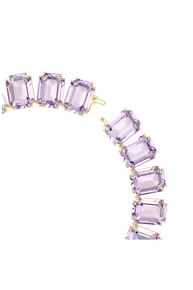 Millenia Crystal Collar Necklace, Alternate, color, PURPLE