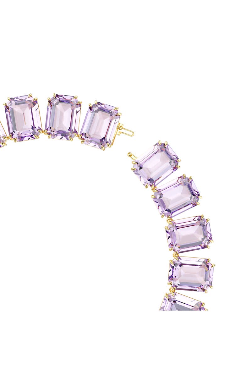 Swarovski Millenia Crystal Collar Necklace, Alternate, color, Purple