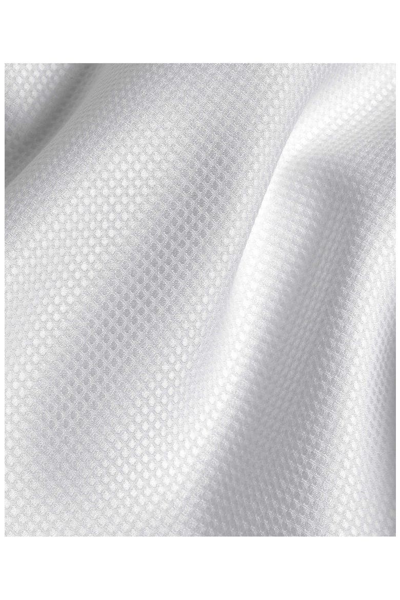 Regular Fit Contrast Button Dobby Dress Shirt, Alternate, color, WHITE/ WHITE