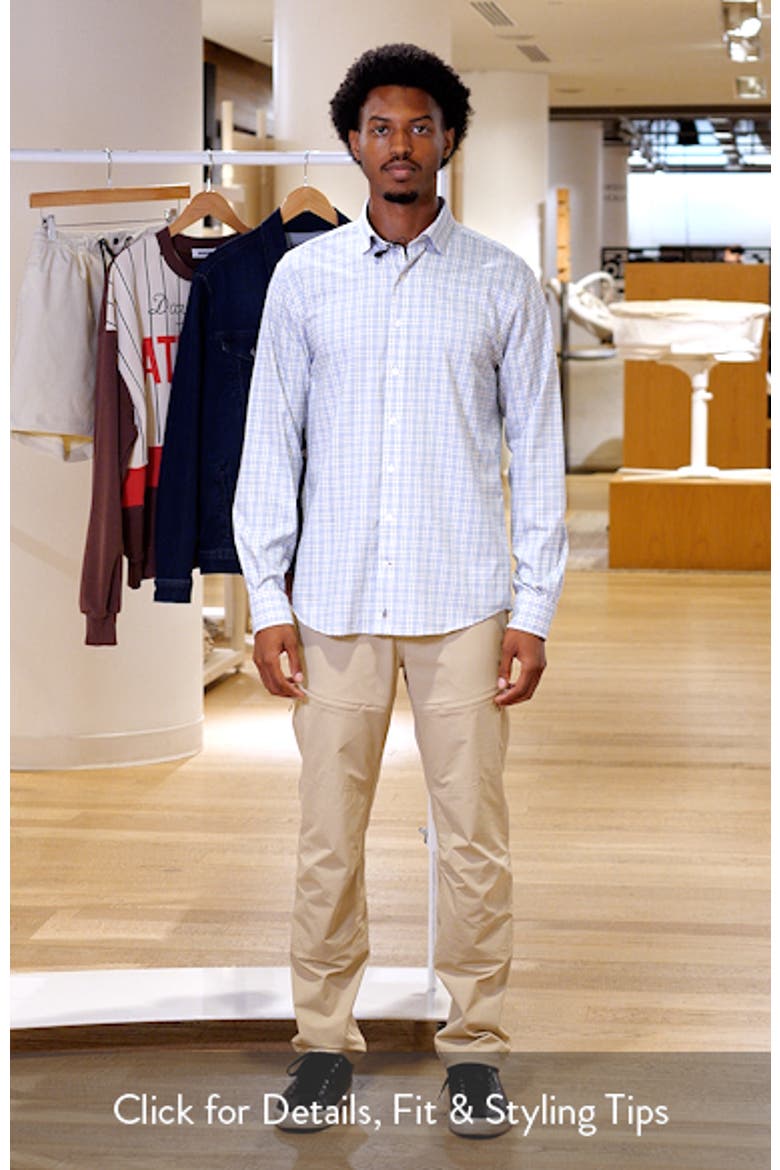 Ferdinand Plaid Performance Button-Up Shirt video