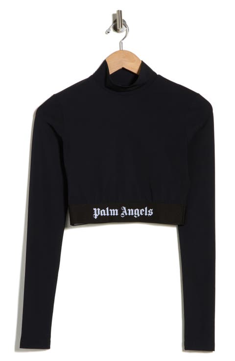 Mock Neck Long Sleeve Graphic T-Shirt
