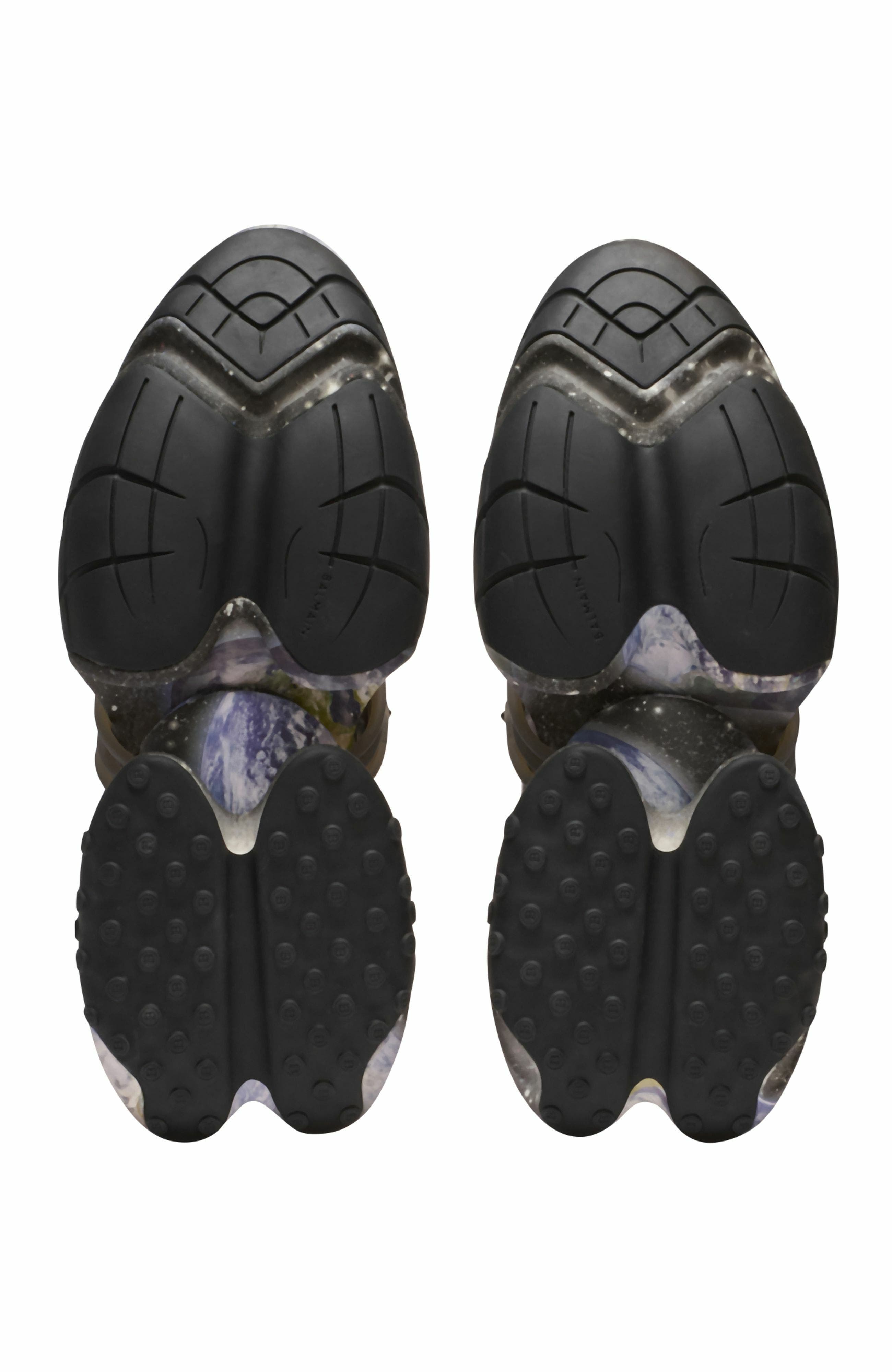 Balmain Unicorn Low Trainers With Earth And Stars Print, Alternate, color, 