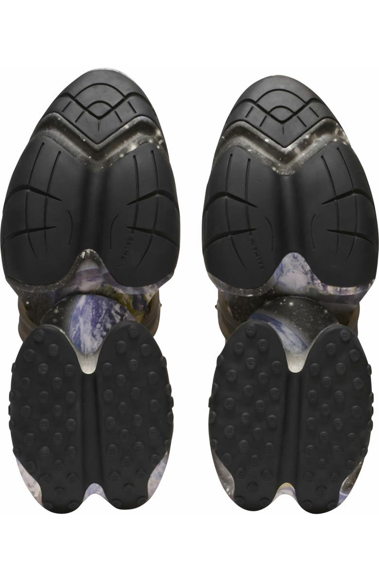 Balmain Unicorn Low Trainers With Earth And Stars Print, Alternate, color,