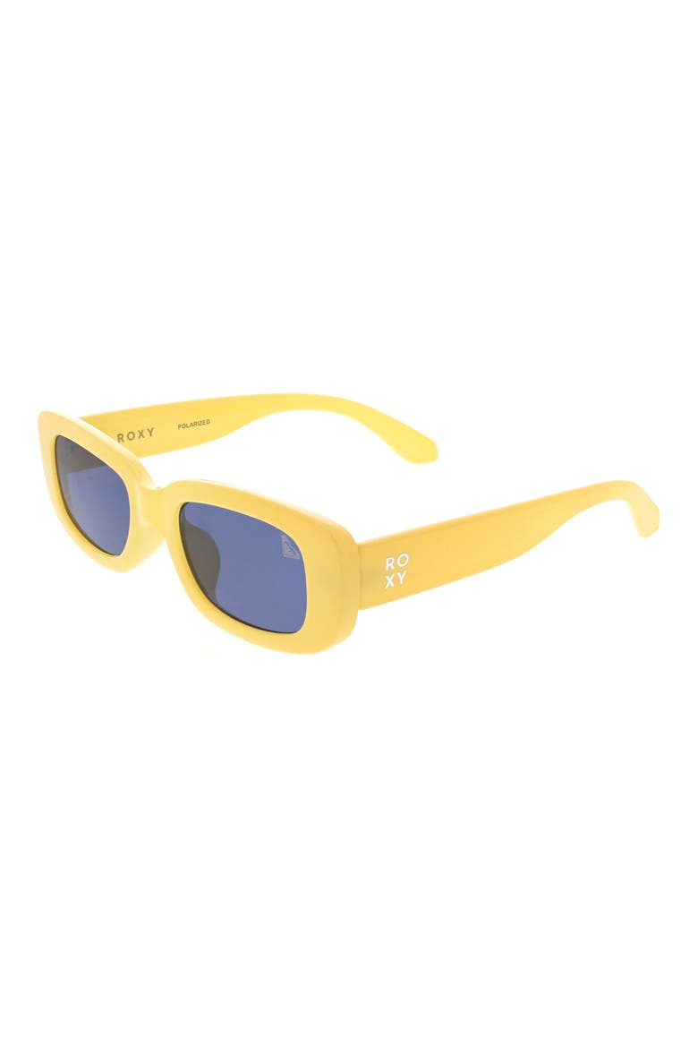 53mm Slim Oval Sunglasses, Alternate, color, BANANA