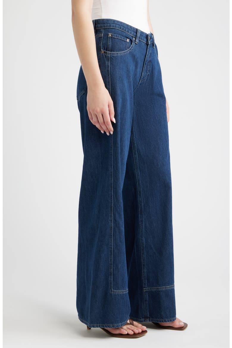 Alex Low Rise Baggy Wide Leg Jeans, Alternate, color, INKWELL AURA