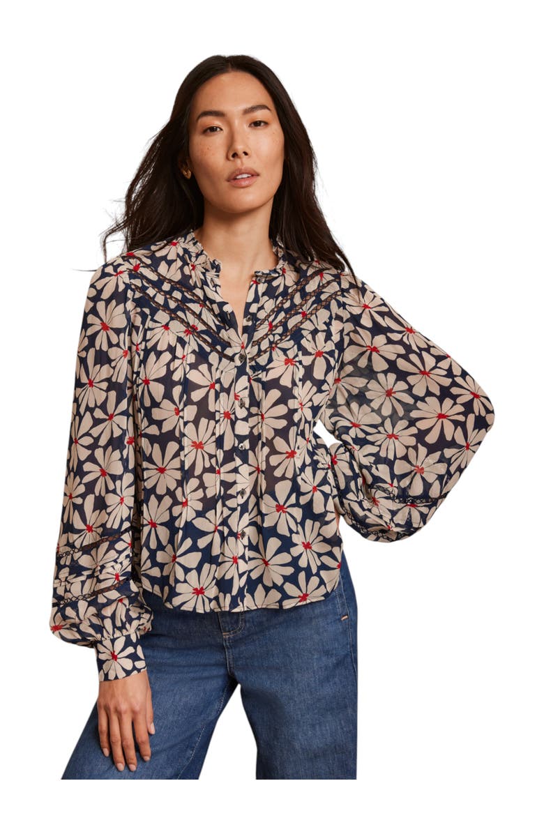 MINT VELVET Floral Print Blouse, Main, color, 