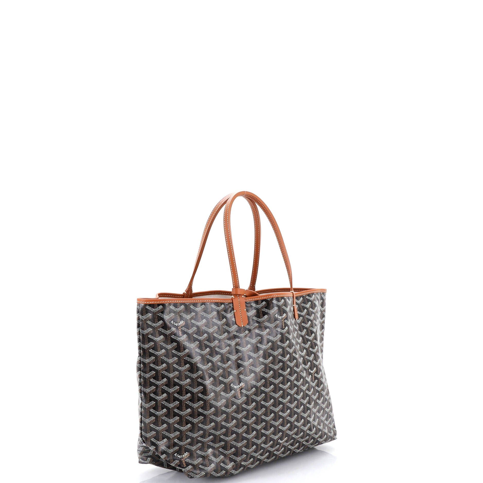 Pre-Owned Goyard Saint Louis Tote Coated Canvas PM, Alternate, color, Brown