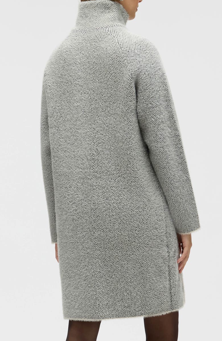 NVLT Patterned Eyelash Sweater Coat, Alternate, color, Herringbone