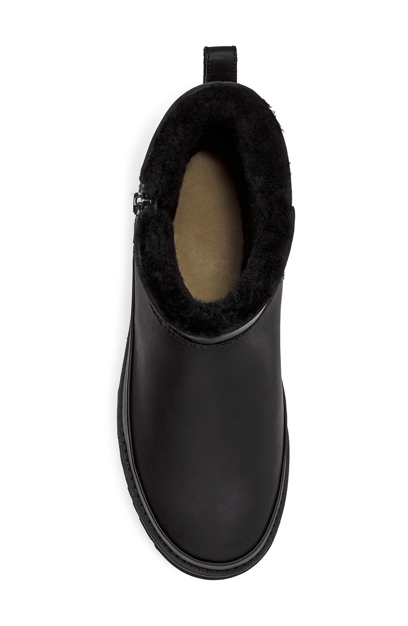 UGG<sup>®</sup> UGG Classic Zip Genuine Shearling Bootie, Alternate, color, 