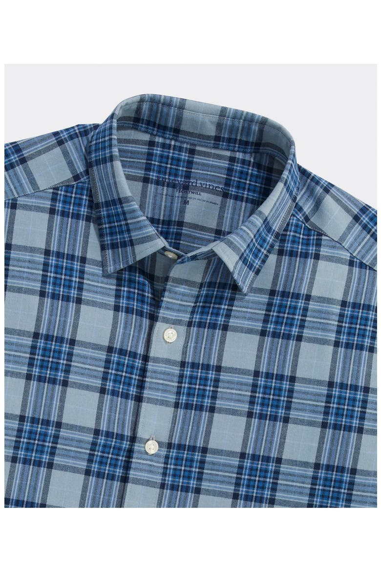 Classic Fit Plaid Performance Twill Shirt, Alternate, color, TRADE