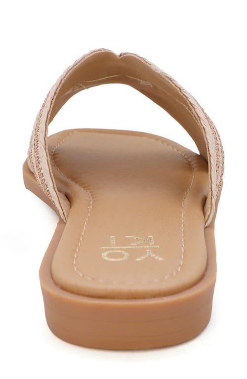Yoki Suzana Slide Sandal In Blush