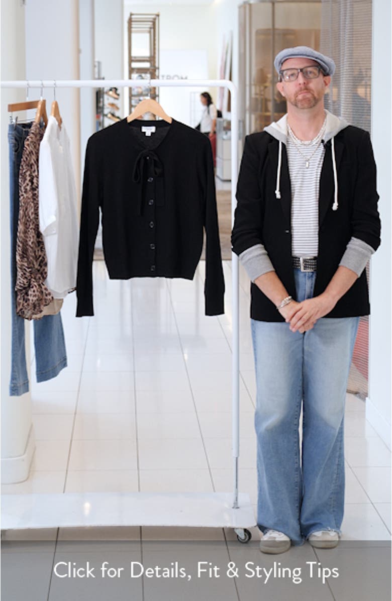 Tie Neck Cardigan, sales video thumbnail