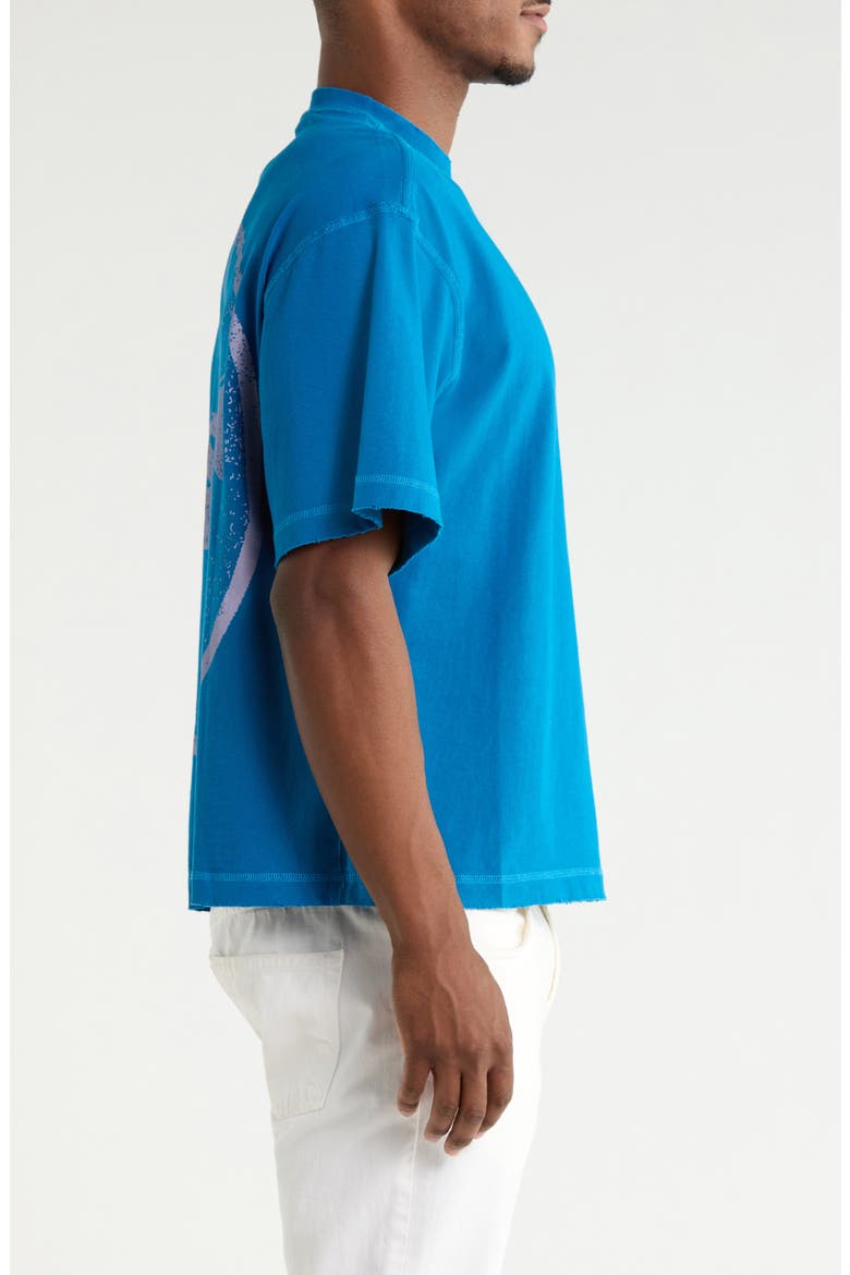 Los Angeles Cotton Graphic T-Shirt, Alternate, color, WASHED NAVY/ PINK