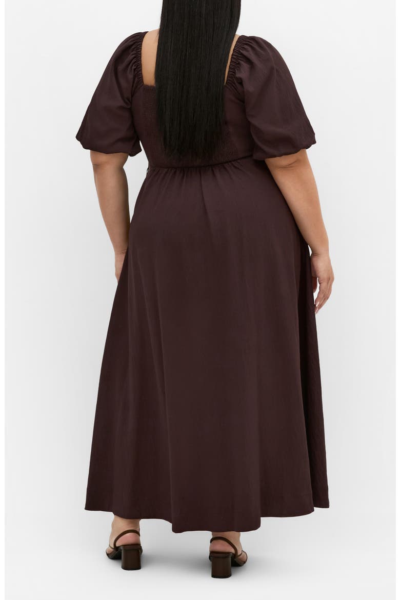 Collins Belted Maxi Dress, Alternate, color, CHOCOLATE