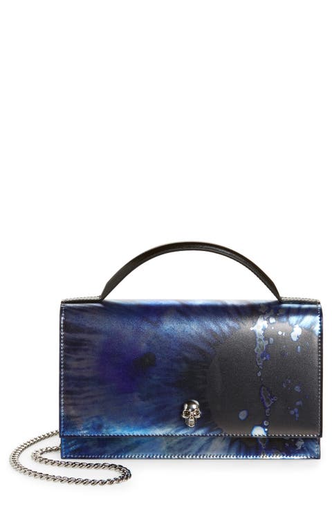 Medium Skull Galactic Iris Top Handle Bag