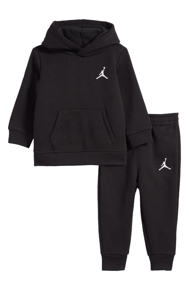 Jordan Essentials Cotton Blend Fleece Hoodie & Joggers Set, Main, color,