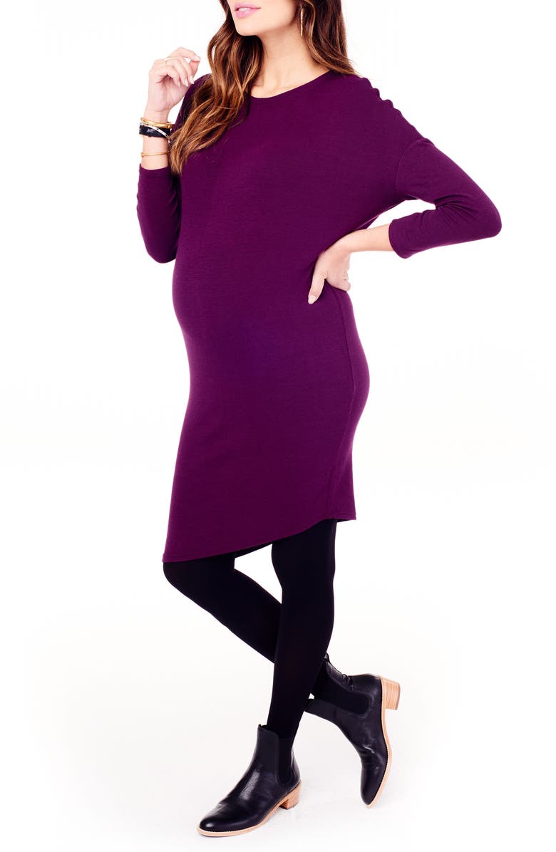Ingrid & Isabel<sup>®</sup> Asymmetrical Maternity Dress, Alternate, color, 
