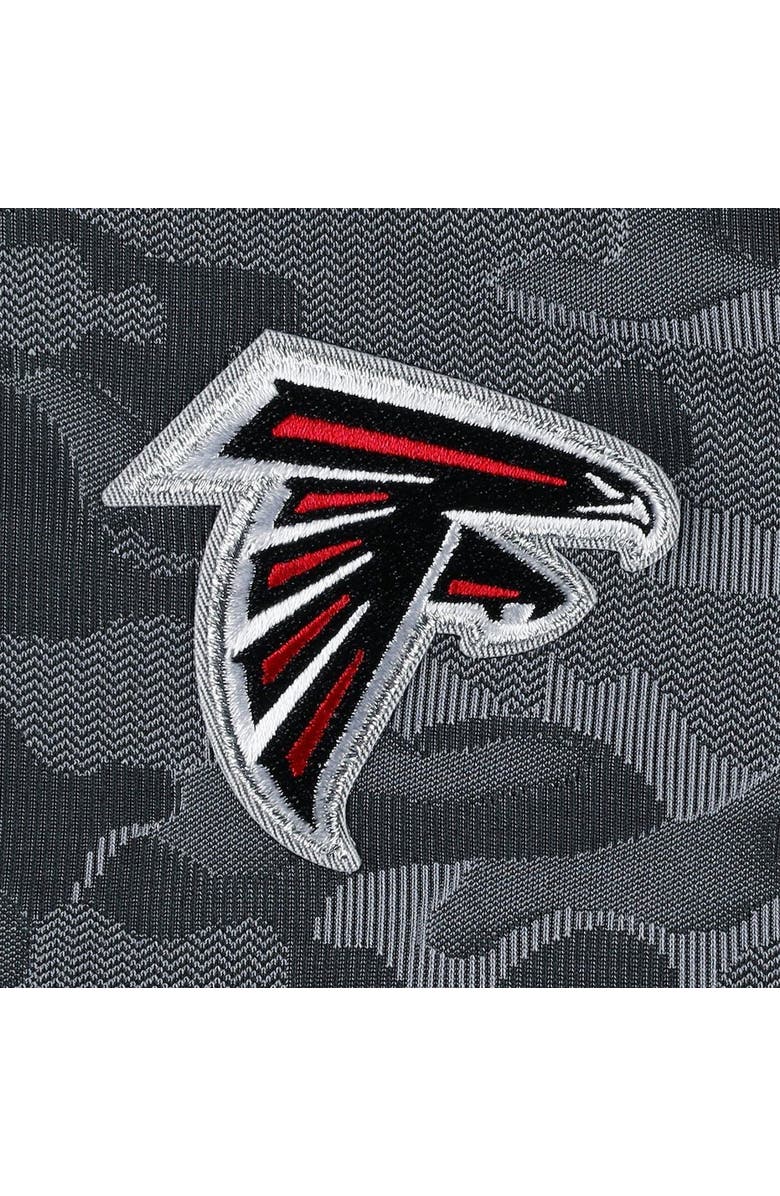 ANTIGUA Men's Antigua Black Atlanta Falcons Brigade Quarter-Zip Sweatshirt, Alternate, color, Black