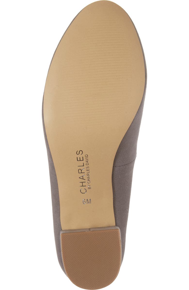 Charles by Charles David Libby Faux Fur Pompom Pump, Alternate, color,